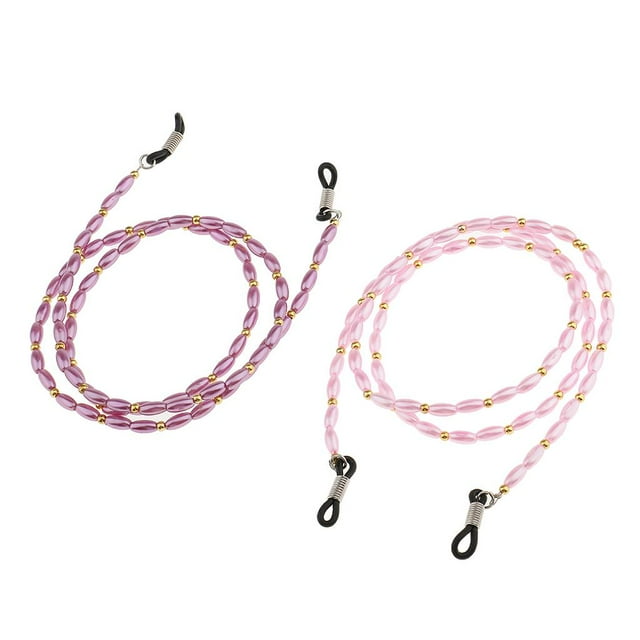 2 Piezas Gafas de terre Deportivas Fernando Cadena Collar Correa Para El Cuello Antideslizante Acríl Rosado Morado