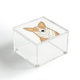 thumbnail image 1 of Society6 Allyson Johnson Welsh Corgi Portrait 4" x 4" Acrylic Box, 1 of 2