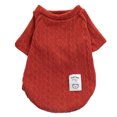 thumbnail image 1 of Ropa de invierno para perros Suéter de cuello alto para perros Suéter de punto clásico para mascotas Suéter cálido y lindo para cachorros Ropa deportiva para interiores y exteriores, 1 of 5