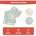 thumbnail image 5 of Touchbetter Aqua Snowflakes Christmas Table Runner, Seasonal Winter Holiday Kitchen Dining Table Decoration for Home Party Decor 13x48 Inch, 5 of 6