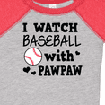 thumbnail image 4 of Inktastic I Watch Baseball with My Pawpaw Boys Baby Bodysuit, 4 of 5