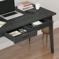 thumbnail image 5 of MONSLIPA Writing Study Table with 2 Drawers, Cumputer Desk for Home Office, Black, 47.2"*21.7", 5 of 6