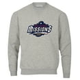 thumbnail image 2 of Men's Heather Gray San Antonio Missions Essential Fleece Crewneck Pullover Sweatshirt, 2 of 3
