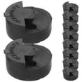 thumbnail image 1 of TABLZONE 10Pcs Black Round Rubber Violin Practice Mute Easy Attach Sound Reducer Violin Tool, 1 of 6