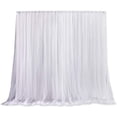 thumbnail image 1 of DS. DISTINCTIVE STYLE 6.5ft x 6.5ft Tulle Photographie Toile de Fond Rideaux Fête de Mariage Toile de Fond Photo Fond, 1 of 5