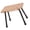 Khaki, variant on CEORPER 2 in 1 Folding Table Stool Camping Outdoor Table Aluminum Folding Small Chair