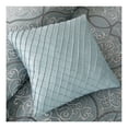 thumbnail image 4 of Cal King Comforter Set 12 Piece - Blue Cotton Sheets Included - Jacquard Design - Bedroom in a Bag, 4 of 4