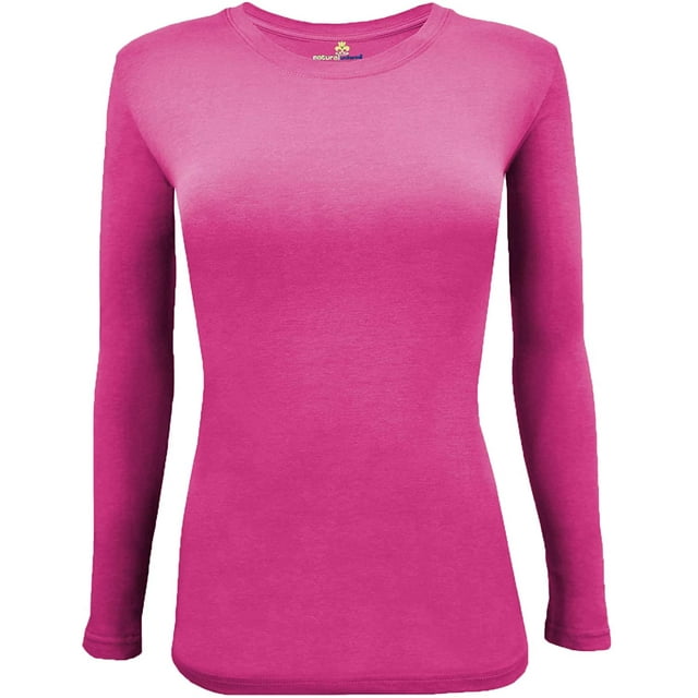 Women's Under Scrub Tee Crew Neck Long Sleeve T-Shirt