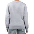 thumbnail image 2 of Women's Starter Gray Carolina Panthers Arch Stripe Fleece Pullover Sweatshirt, 2 of 2