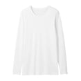 thumbnail image 2 of Bobasndm Mens Thermal Underwear Tops, Fleece Lined Long Sleeve Shirt Lightweight Base Layer Undershirt, 2 of 8