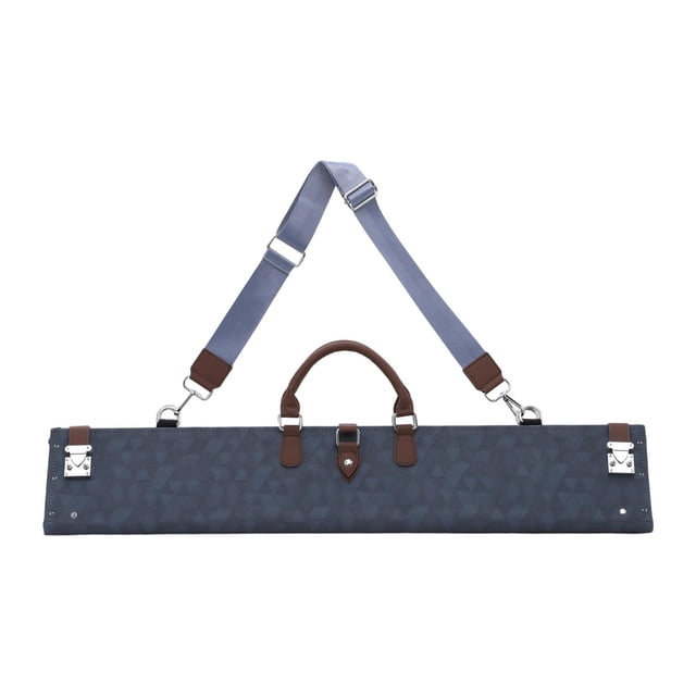Almencla Sac de Rangement pour Queue de Billard avec Bandoulière Réglable Bleu Foncé
