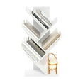 thumbnail image 5 of Furinno Tree Bookshelf 5-Tier Floor Standing Tree Bookcase, White, 5 of 7