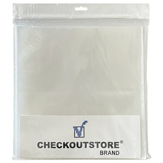 100 CheckOutStore Clear Storage Pockets (6 3/4 x 9 1/2)