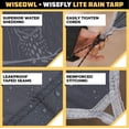 thumbnail image 3 of Lona impermeable para lluvia de camping Wise Owl Outfitters 3x3m, 3 of 9