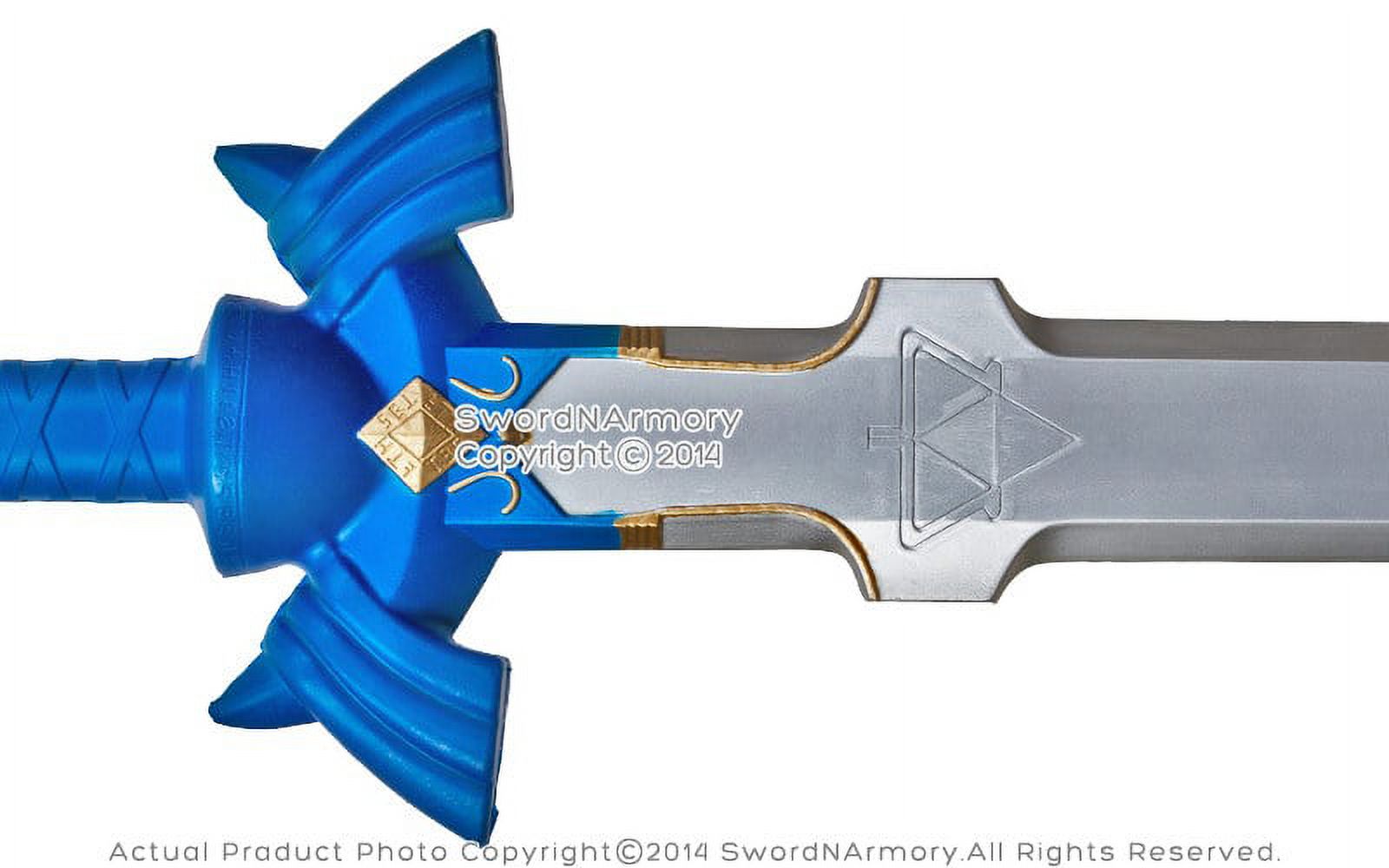 Munetoshi 41" Blue Legend of Zelda Foam Sword Hero Link Hylian Fantasy Katana Cosplay