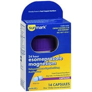Sunmark 24 Hour Esomeprazole Magnesium Acid Reducer Delayed Release Capsules - 14 ct