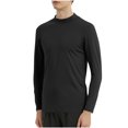 thumbnail image 2 of ZRGHAOYLQ Men Quick Dry Moisture Wicking Mens Tee Shirts Long Sleeve Big and Tall T Shirts Plus Size Solid Crewneck Tshirts, 2 of 4