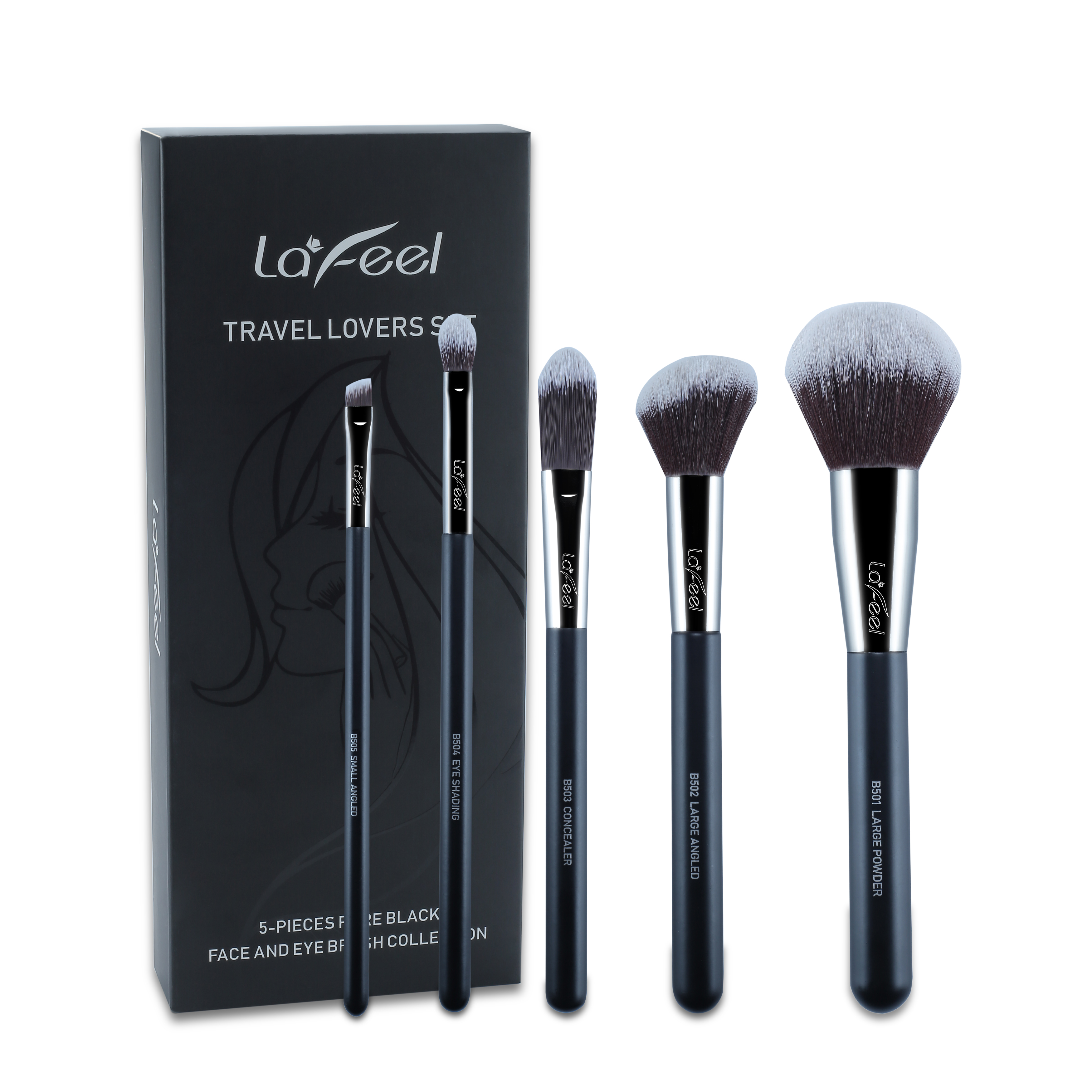 PURE BLACK COLLECTION TRAVEL LOVERS SET - image 1 of 5
