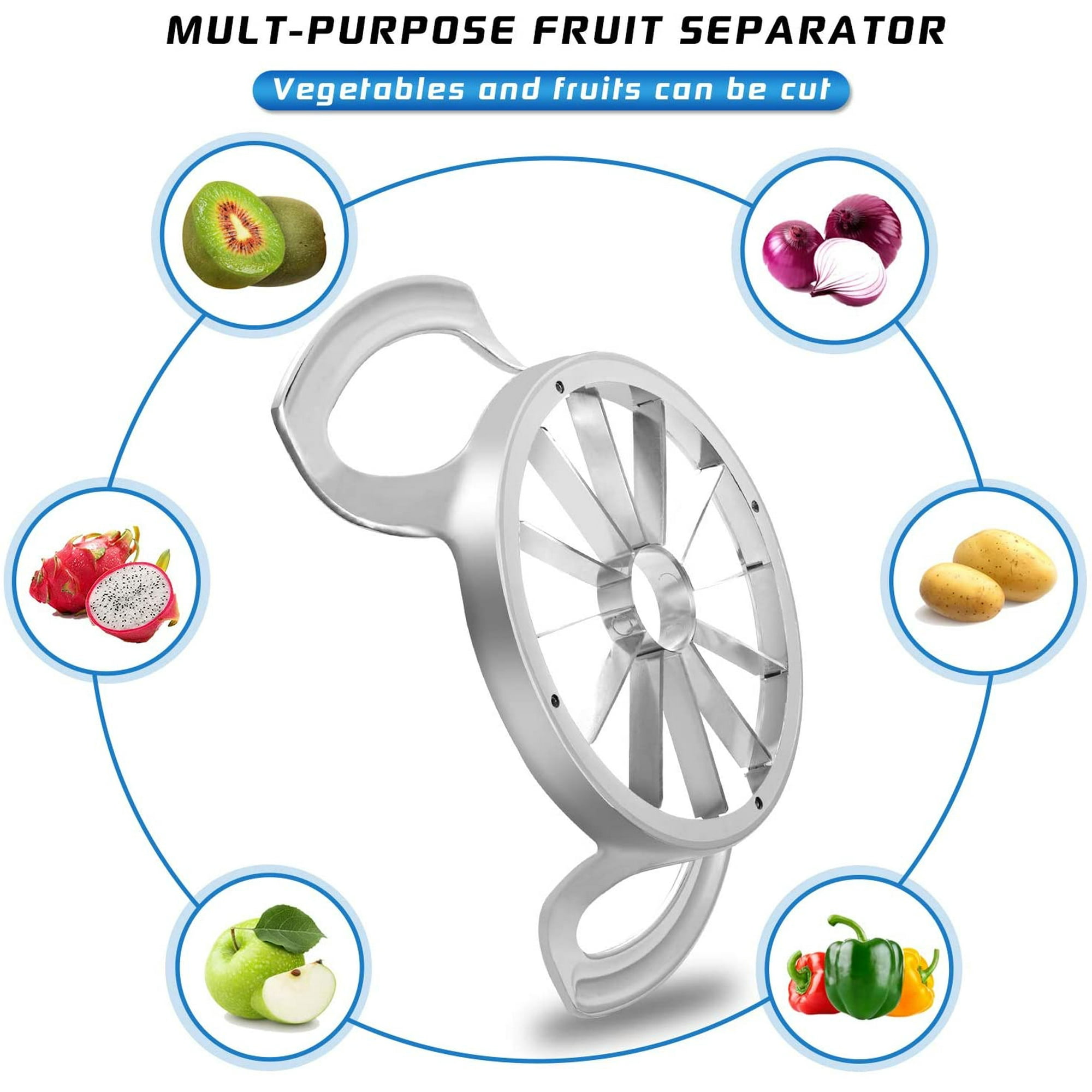 éplucheur Pomme Coupe-Pomme En Acier Inoxydable - Découpe Et Épépine En 1 Clic - 2 Pièces - Pour Pommes, Poires, Légumes | Newpop Découpe Fruit Facile