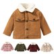 thumbnail image 3 of Abrigo Cálido De Invierno Para Niños Y Niñas, Abrigo Con Botones Para Niños, Chaqueta Gruesa De Felpa, Chaqueta De Algodón De Felpa, Prendas De Vestir Exteriores De Pana Odeerbi LM103-1668, 3 of 3