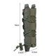 thumbnail image 4 of Rifle Pistol Single Bag para MP5/MP7 Molle Mag Pouch Airsoft Accesorios (Verde), 4 of 7