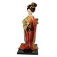 thumbnail image 3 of deevoka Collectible Figurine Statue Kabuki Doll Ornament Japanese Kimono Geisha Doll C, 3 of 9