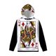 thumbnail image 3 of Sudadera con capucha con estampado 3D de naipes creativos para hombre, sudadera con estampado de póquer con personalidad, sudadera informal para primavera y otoño, 3 of 5