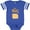 Football Blue and White, variant on Inktastic The Big Cheese Boys Baby Bodysuit