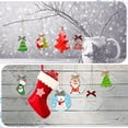 thumbnail image 4 of EcoNesxp Transparent Strip Mini Plaid Ribbon Acrylic Disc Christmas Ornament Set 4 Sheets Glue Dots for Christmas Tree Decoration DIY 30 Mini Plaid Ribbons, 4 of 5