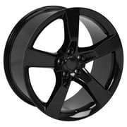 Single(1) OE Wheels CV11 20x9 Gloss Black Rim 5x120 35ET