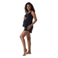 thumbnail image 6 of Ingrid & Isabel For Every Belly Women's Maternity Ribbed Henley Tank & Short Set, Sizes S-XXXL, 6 of 7