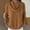 Brown, variant on Womens Cowl Neck Sweaters Loose Fit Long Sleeve Solid Color Knit Pullover Tops Casual Fall Fashion Trendy Clothes