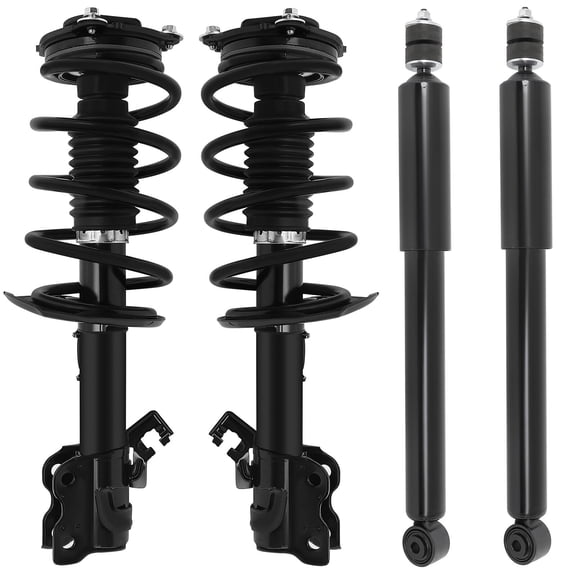 ECCPP Complete Struts Spring Assembly Front and Rear Struts Shock Coil Spring Fit for 2014-2019 for Nissan Sentra - 172948 5532