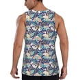 thumbnail image 6 of Rocae Tropical Sloth for Men's Workout Tank Top Men's Running Tank Top Dry Fit Athletic Workout Tank TopsSmall, 6 of 9