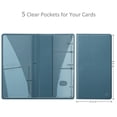 thumbnail image 3 of FINPAC Car Registration & Insurance Card Holder, Glove Box Card Organizer Wallet, Car Document Holder for Cards, Driver License & other Essential Documents, Ocean Blue, 3 of 7