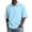 233#Light Blue, variant on mens Performance Polo, Blend Sport Shirt for Men With Odor Control Dark Green L