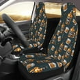 thumbnail image 2 of Fuzoiu Cigar Print Seat Covers Set, Car Seat Covers Front Seats, Car Seat Protector, Car Seat Cushion, Seat Covers Carseat Cover Universal Fit for Most Cars, 2 of 7