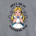 thumbnail image 3 of Alice In Wonderland - Meet Me in Wonderland - Women's Short Sleeve Graphic T-Shirt, 3 of 5