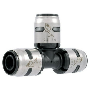 Sharkbite k362a Evopex Push-To-Connect Tee, 1/2" Dia, Each