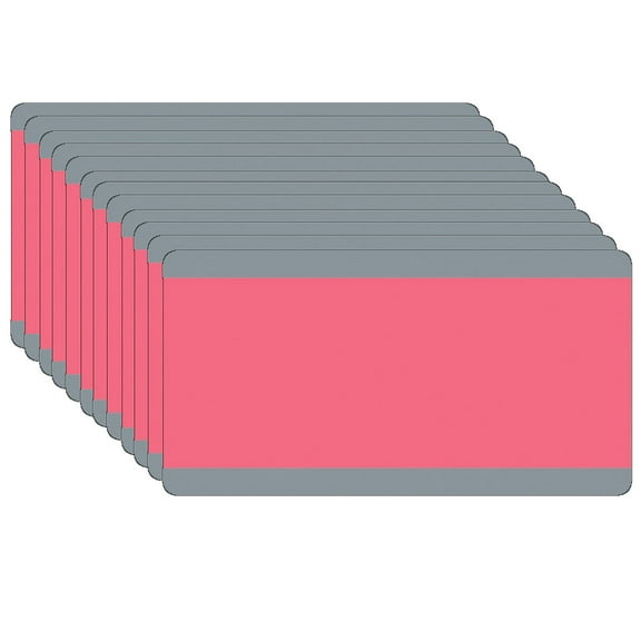 Ashley Productions Big Reading Guide, 3-3/4" x 7-1/4", Rose, Pack of 12