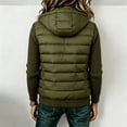 thumbnail image 6 of Enjoytime Quilted Jackets for Women Patchwork Knit Long Sleeve Zip Up Hooded Coat Warm Casual Lightweight Outerwear with Pocket, 6 of 7