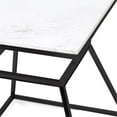 thumbnail image 4 of Adore Decor Audrey Tall Black Marble Side Table, 4 of 7