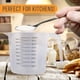 thumbnail image 4 of U.S. Kitchen Supply - Vasos medidores graduados de plástico de 32 oz (1000 ml) con asas de jarra (paquete de 6) - Capacidad de 4 tazas con marcas de onzas y ml - Mida y mezcle ingredientes de recetas,, 4 of 5