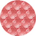 thumbnail image 1 of Ahgly Company Machine Washable Indoor Square Transitional Light Coral Pink Area Rugs, 3' Square, 1 of 7