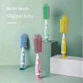 thumbnail image 5 of Baby Bottle Brush Small Bottle Silica Gel Scrubber Cleaner Brushes Set Sponge Washer Milk Water Cleaning Kit Cup, 5 of 5