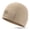 Desert Tan, variant on Tactical Grid Fleece Beanie with American Flag Embroidery, Warm Stretch Skull Cap, Lightweight Watch Cap for Men Women, Winter Outdoor Hat