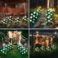 thumbnail image 7 of SHIKAN Solar Outdoor Lights Waterproof, Solar Garden Flower Stake Lights for Patio Decor, Floral Pathway Lights for Lawn Backyard Walkway Yard, Outdoor Landscaping Rose Light, 2 Pack White, 7 of 7