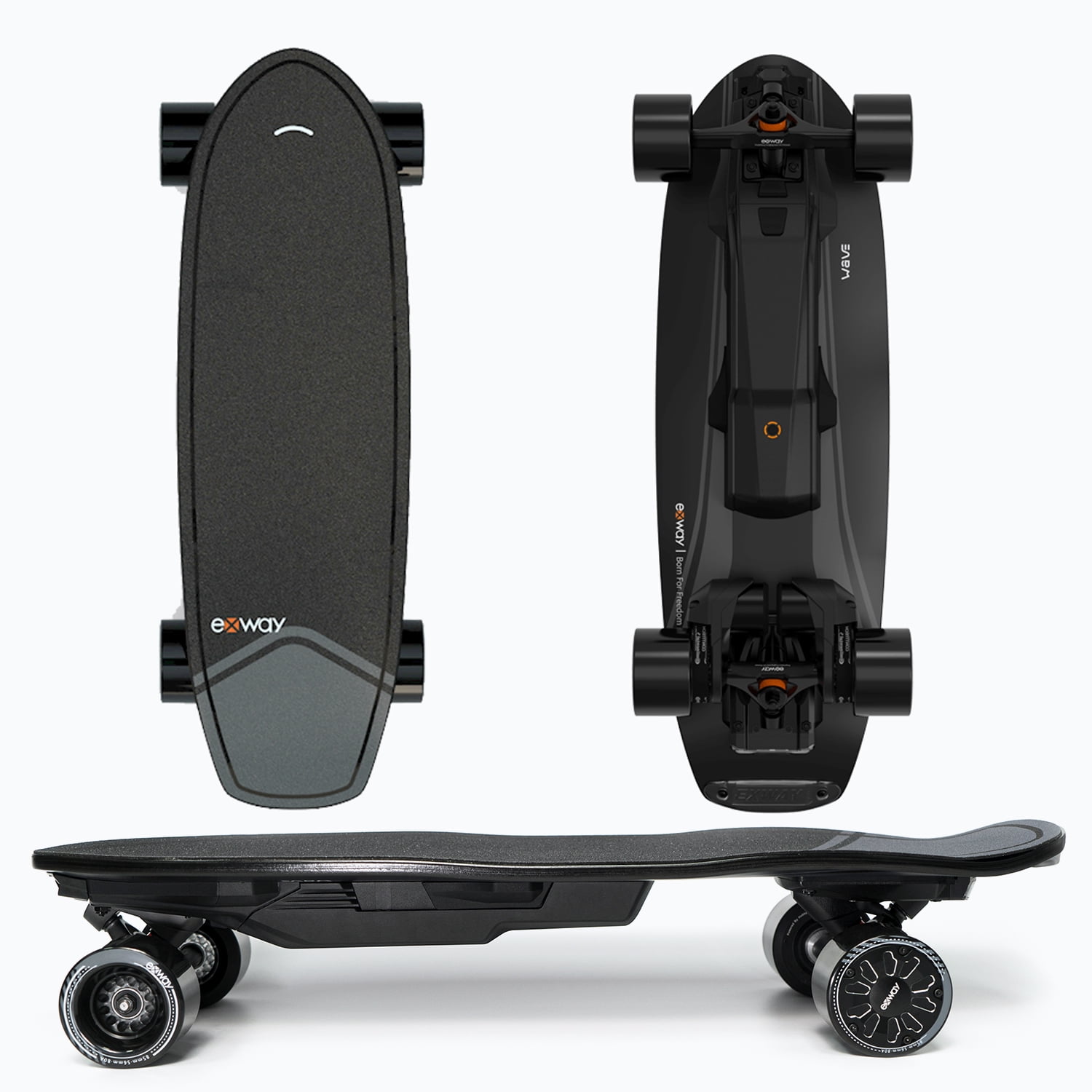 Exway Electric Skateboard with Remote,12 Miles Range,23 mph Top Speed
