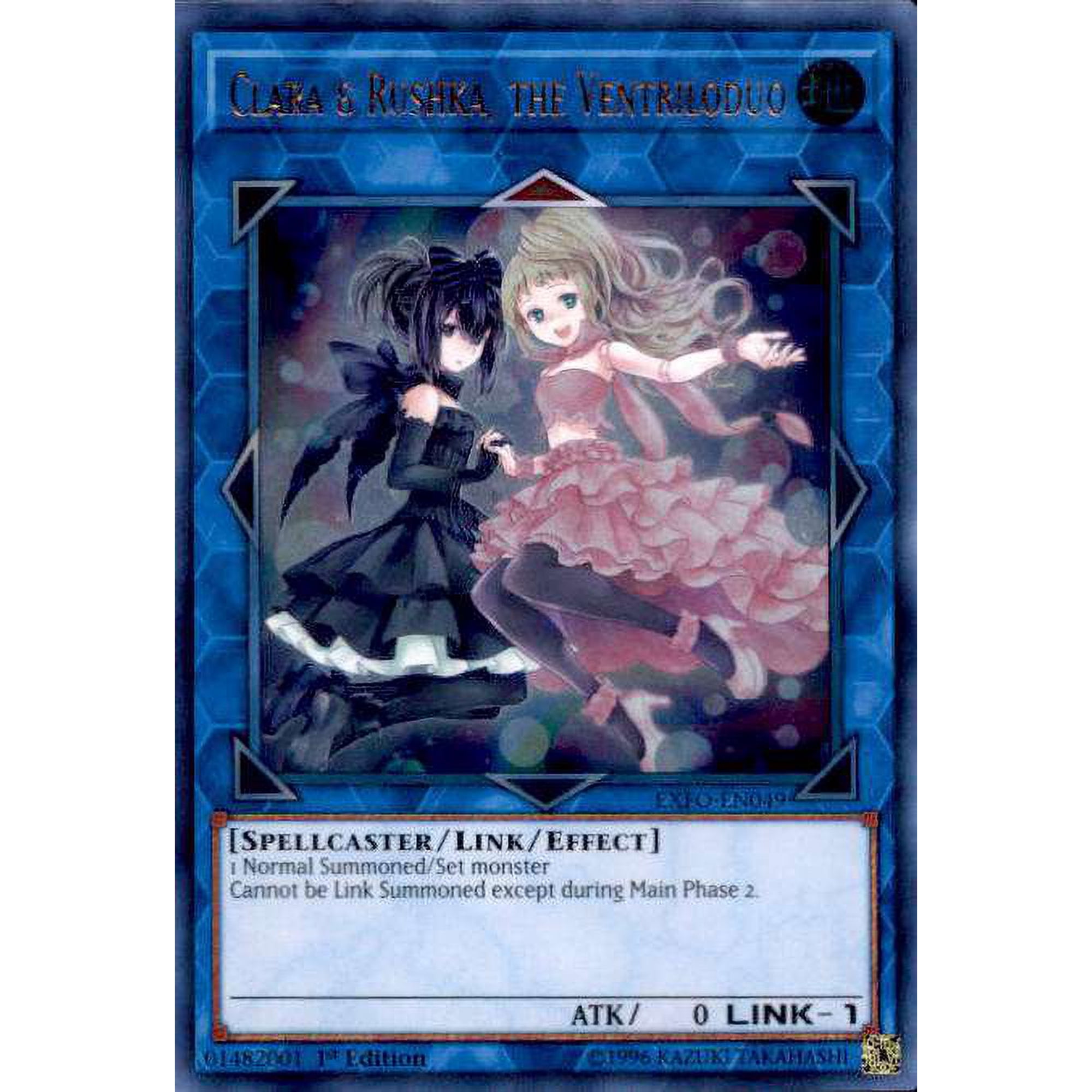 YuGiOh Extreme Force Ultra Rare Clara & Rushka, the Ventriloduo EXFO-EN049