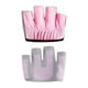 thumbnail image 3 of Guantes de medio dedo para yoga, ejercicios de culturismo, transpirables y antideslizantes. Rosa, 3 of 8